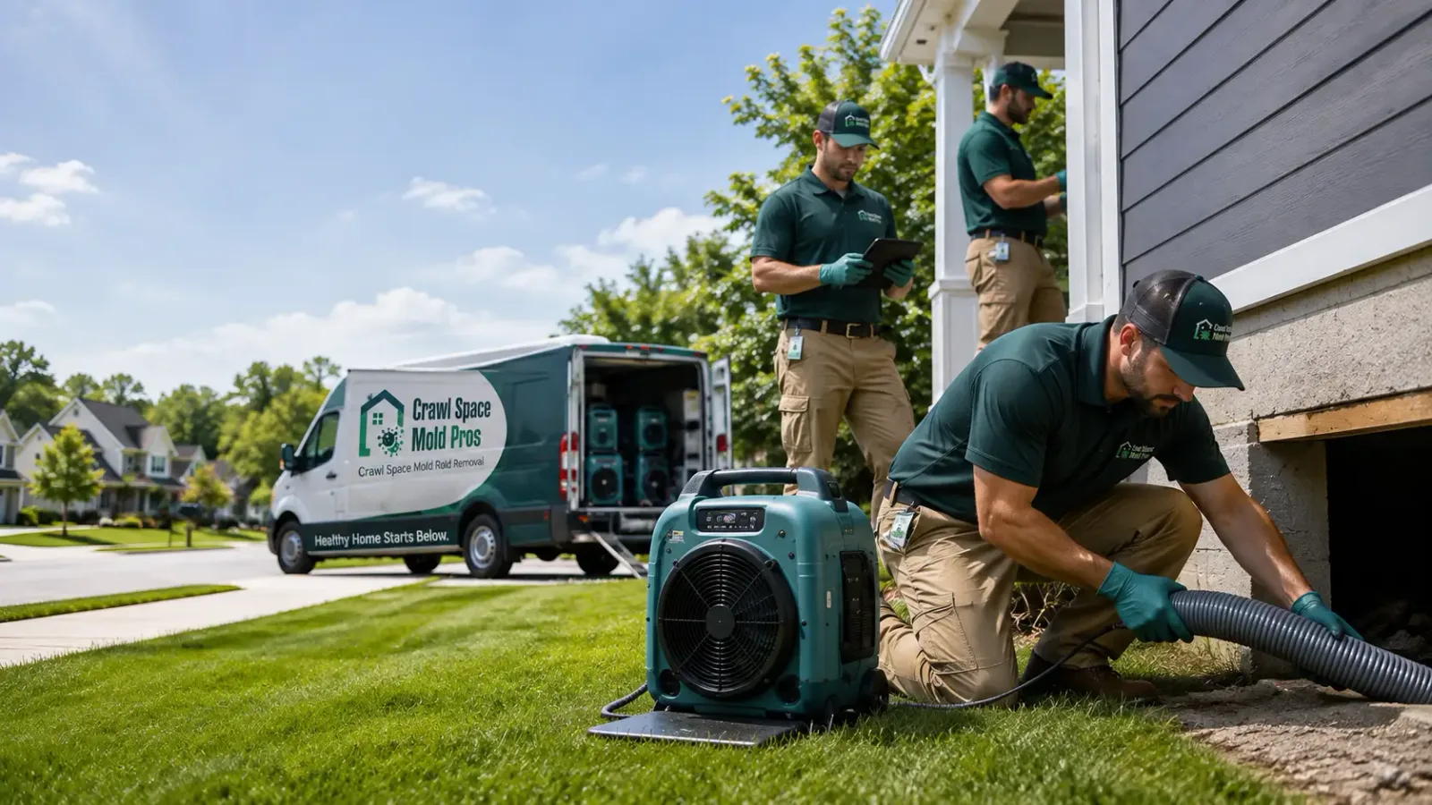 Crawl Space Mold Removal in Oak Hill, OH